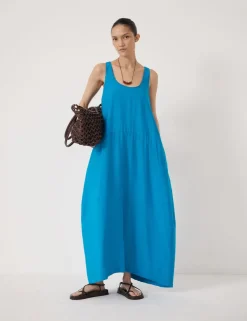 Scoop Neck Maxi Column Dress