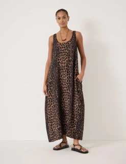 Scoop Neck Maxi Column Dress
