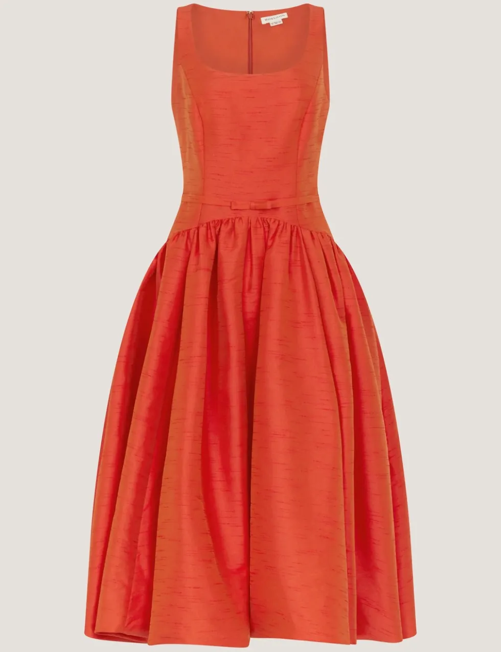 Scoop Neck Midi Skater Dress