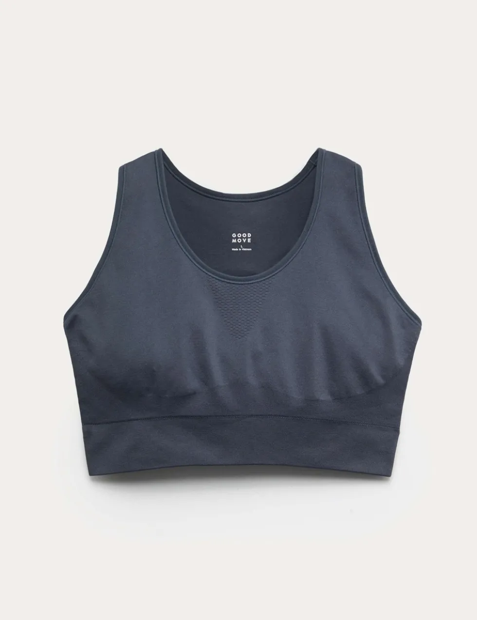 Scoop Neck Seamless Fitted Crop Top