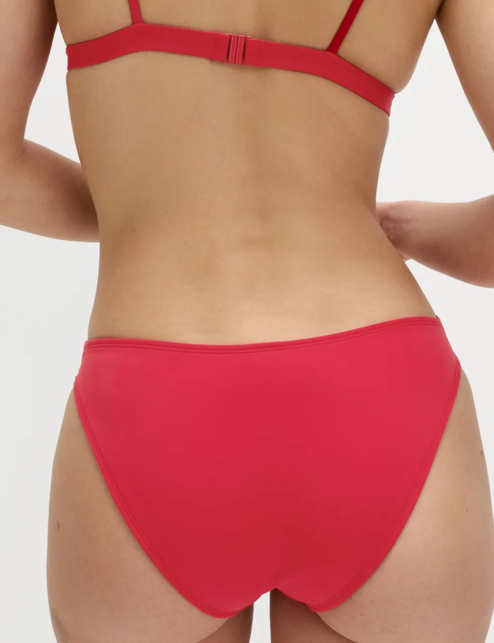 Sculpt Broderie Trim High Leg Bikini Bottoms