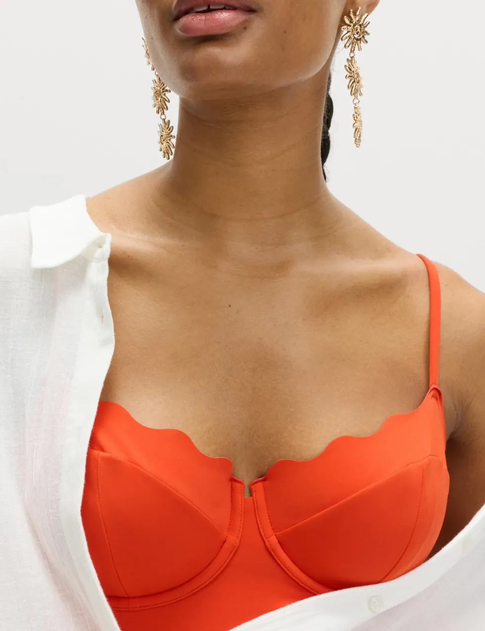 Sculpt Wired Scallop Swimsuit