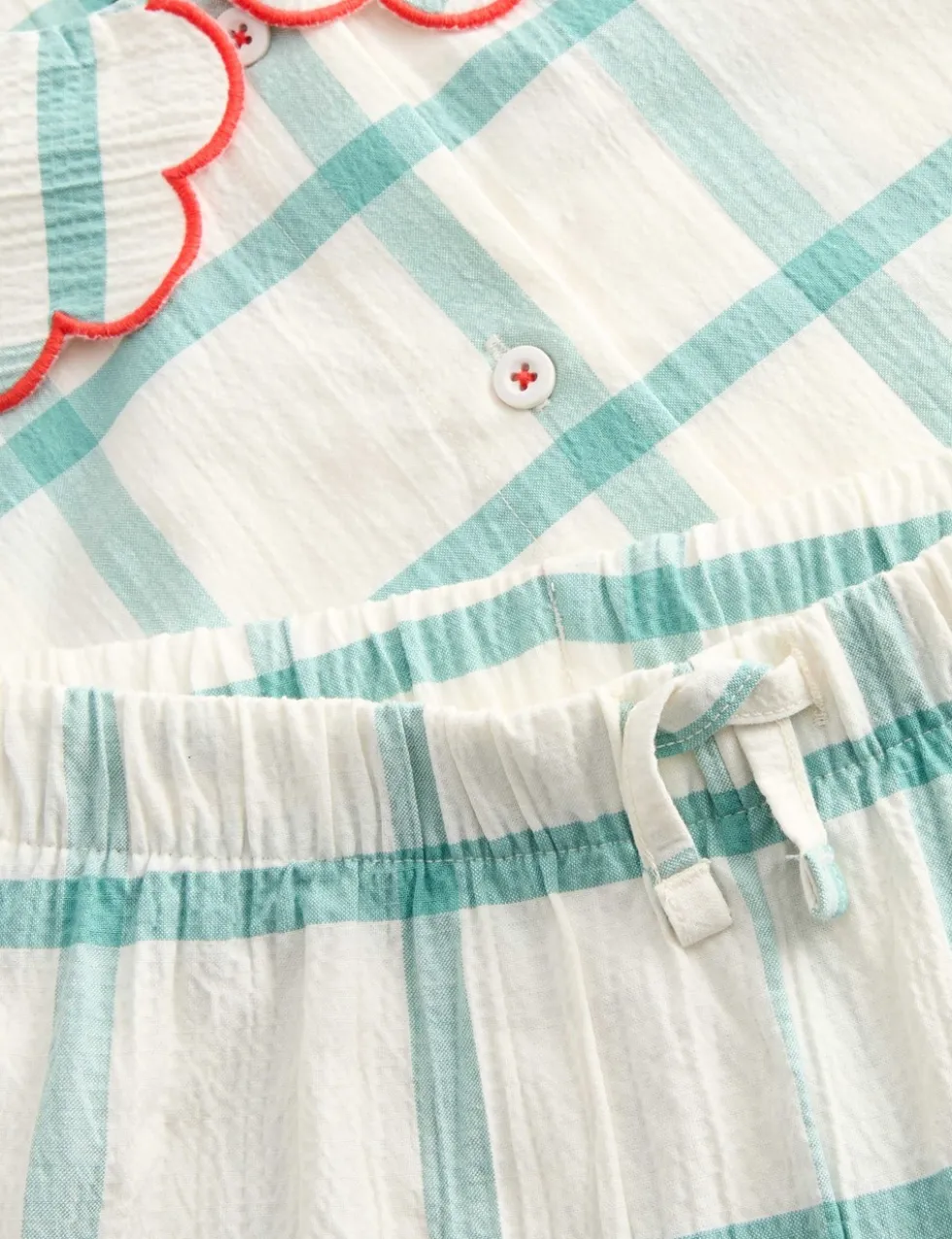Seersucker Checked Sleepytime Pyjamas (9 Mths-8 Yrs)