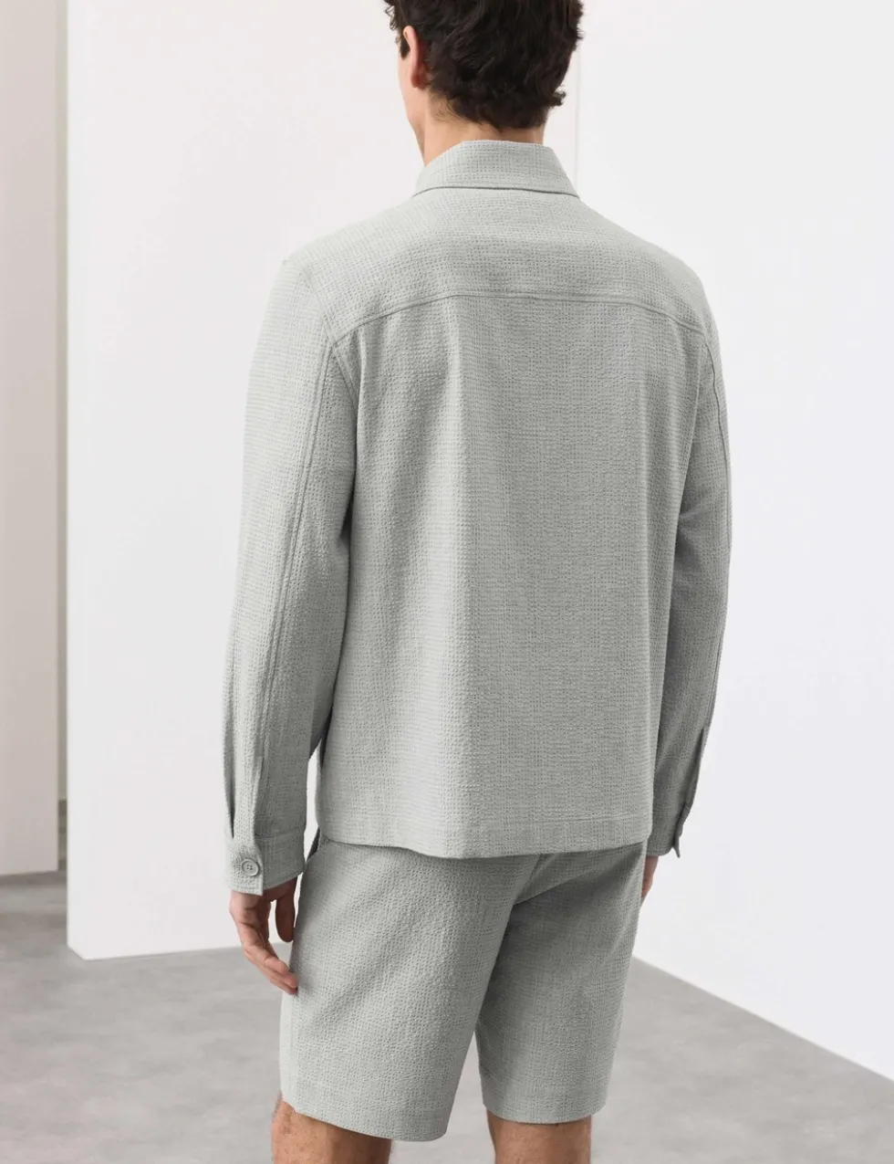 Seersucker Overshirt