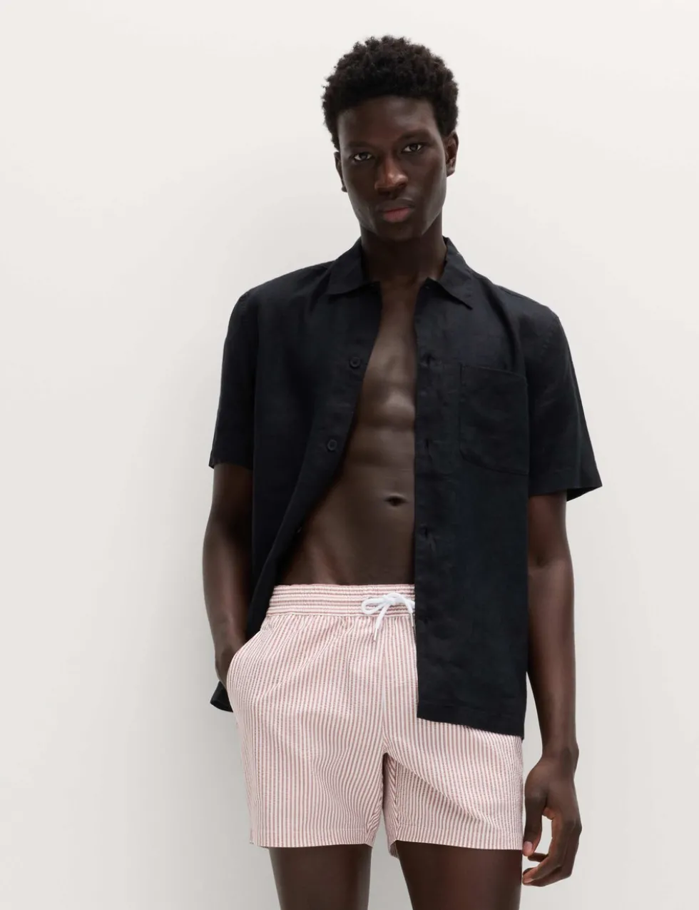 Seersucker Swim Shorts