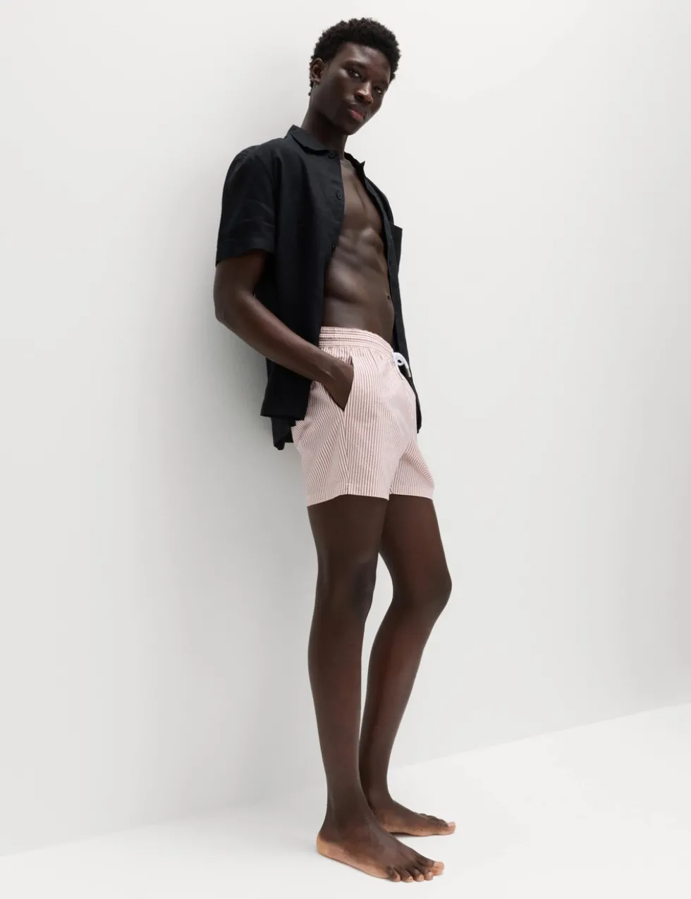 Seersucker Swim Shorts
