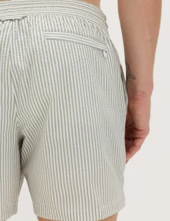 Seersucker Swim Shorts