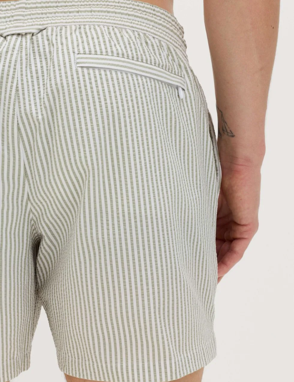 Seersucker Swim Shorts