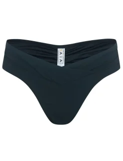 Selene Ruched High Leg Bikini Bottoms
