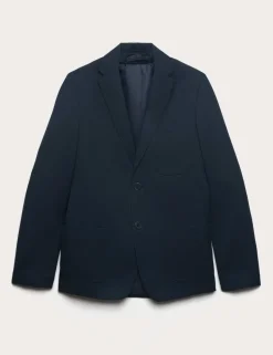 Senior Boys' Pure Cotton Regular Fit School Blazer (9-18 Yrs)