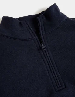 Senior Zip Neck Sweatshirt (10-16 Yrs)