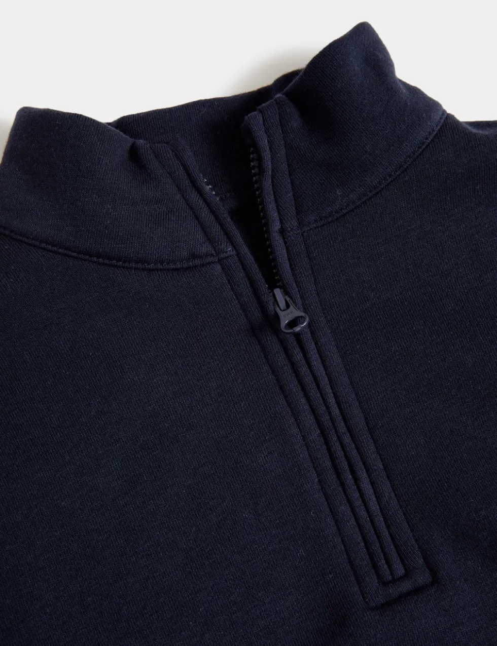 Senior Zip Neck Sweatshirt (10-16 Yrs)
