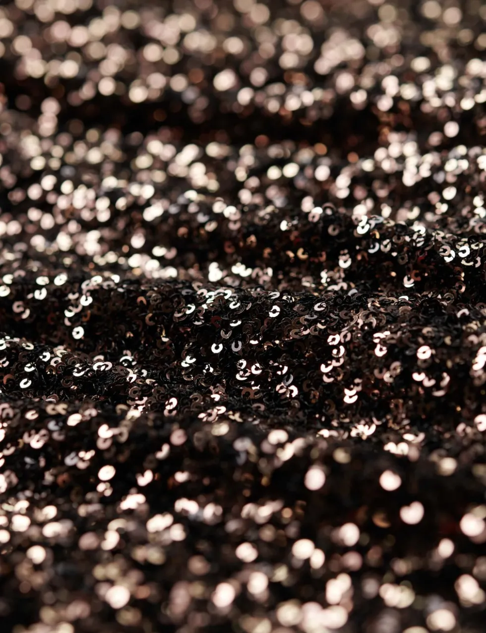 Sequin V-Neck Mini Wrap Dress
