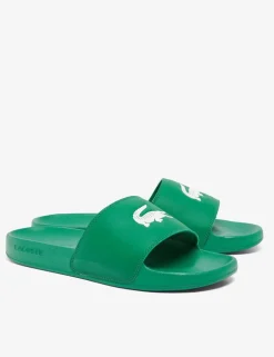 Serve Leather Slip On Pool Sliders