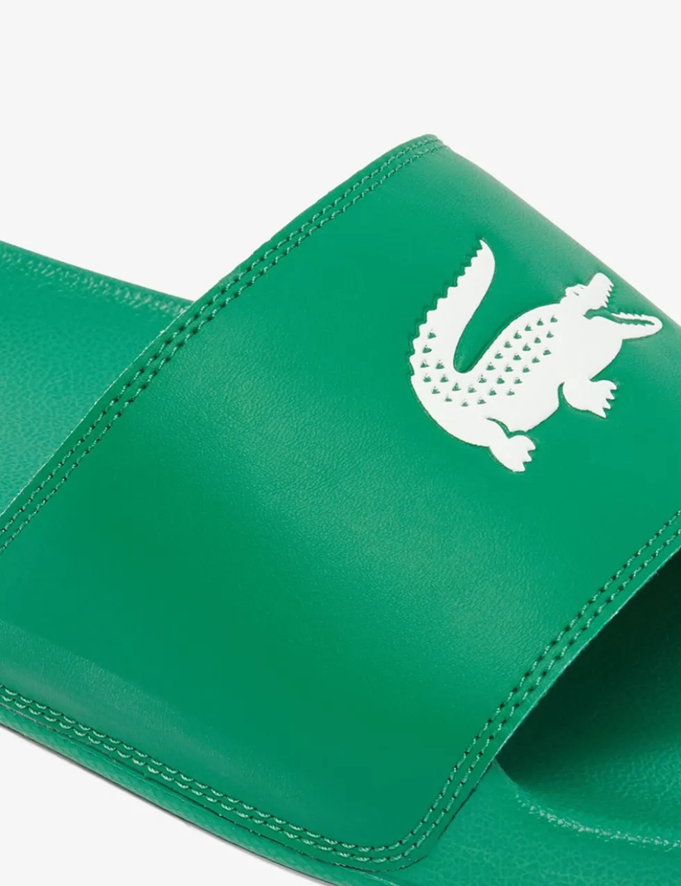 Serve Leather Slip On Pool Sliders