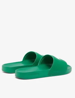 Serve Leather Slip On Pool Sliders