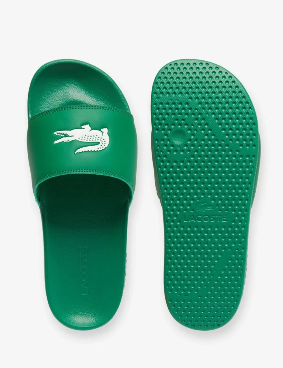 Serve Leather Slip On Pool Sliders