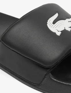 Serve Leather Slip on Pool Sliders