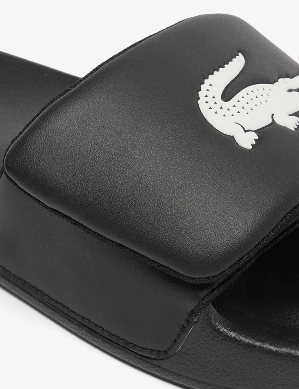 Serve Leather Slip on Pool Sliders