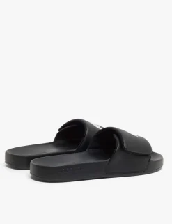 Serve Leather Slip on Pool Sliders