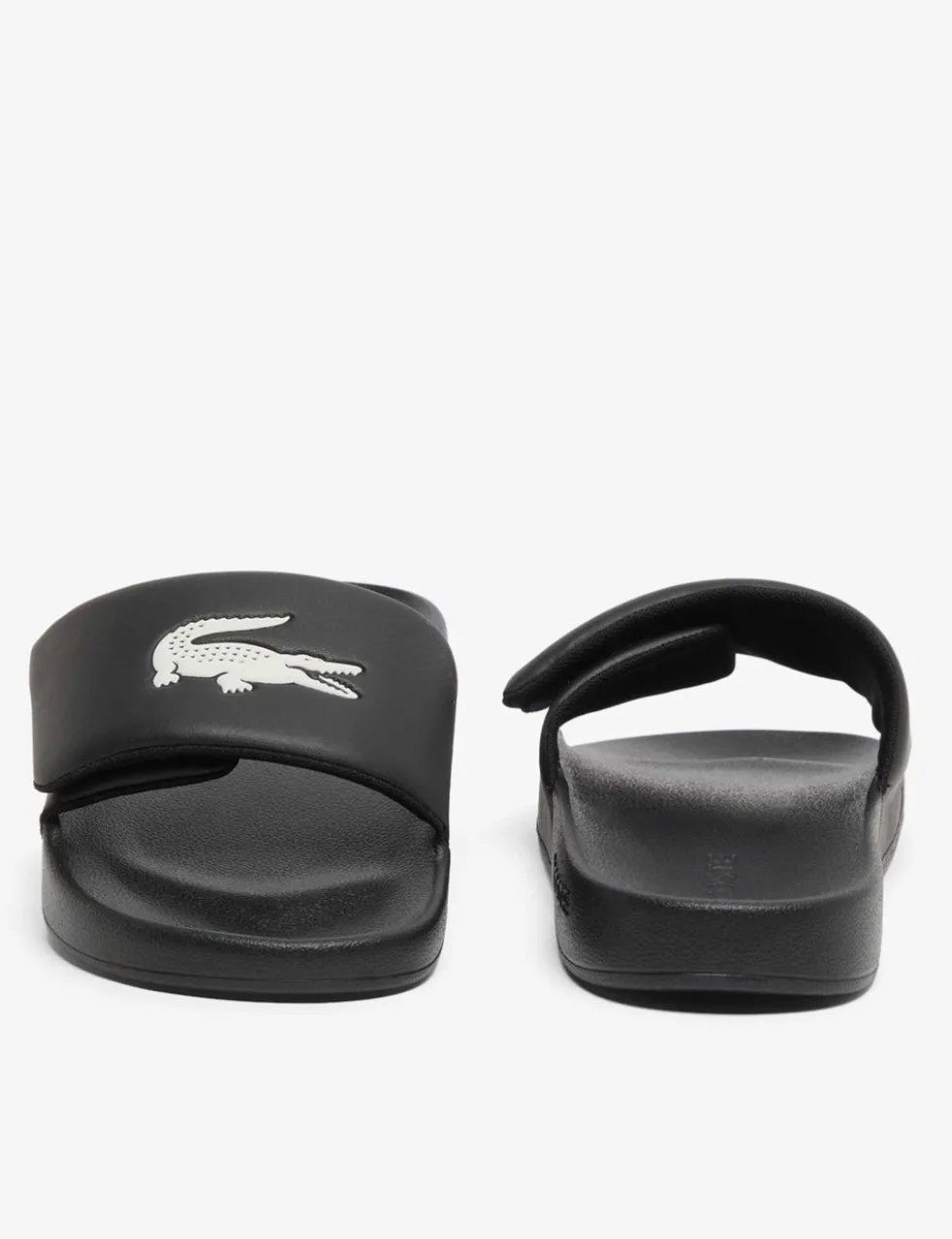 Serve Leather Slip on Pool Sliders