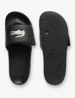 Serve Leather Slip on Pool Sliders