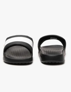 Serve Leather Slip On Pool Sliders
