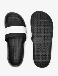 Serve Leather Slip On Pool Sliders