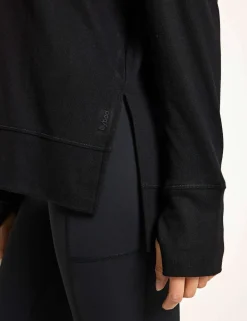 Shelby Crew Neck Step Hem Relaxed Sweat-shirt