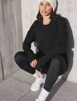 Shelby Crew Neck Step Hem Relaxed Sweat-shirt