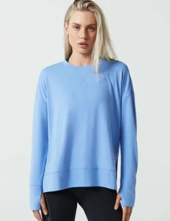 Shelby Crew Neck Step Hem Relaxed Sweat-shirt