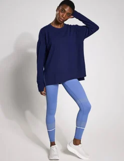 Shelby Crew Neck Step Hem Relaxed Sweat-shirt