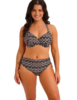 Shell Bay Printed Wired Halterneck Bikini Top (D-H)