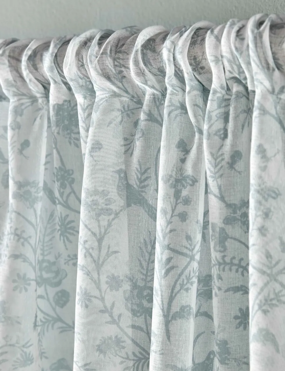 Shepherds Purse Sheer Voile Curtains