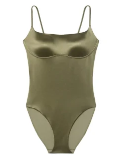 Shine Square Neck Swimsuit