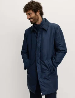 Shirt Collar Mac with Removable Bib