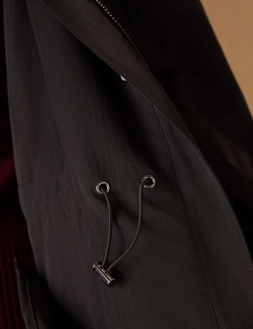 Showerproof Hooded Longline Raincoat