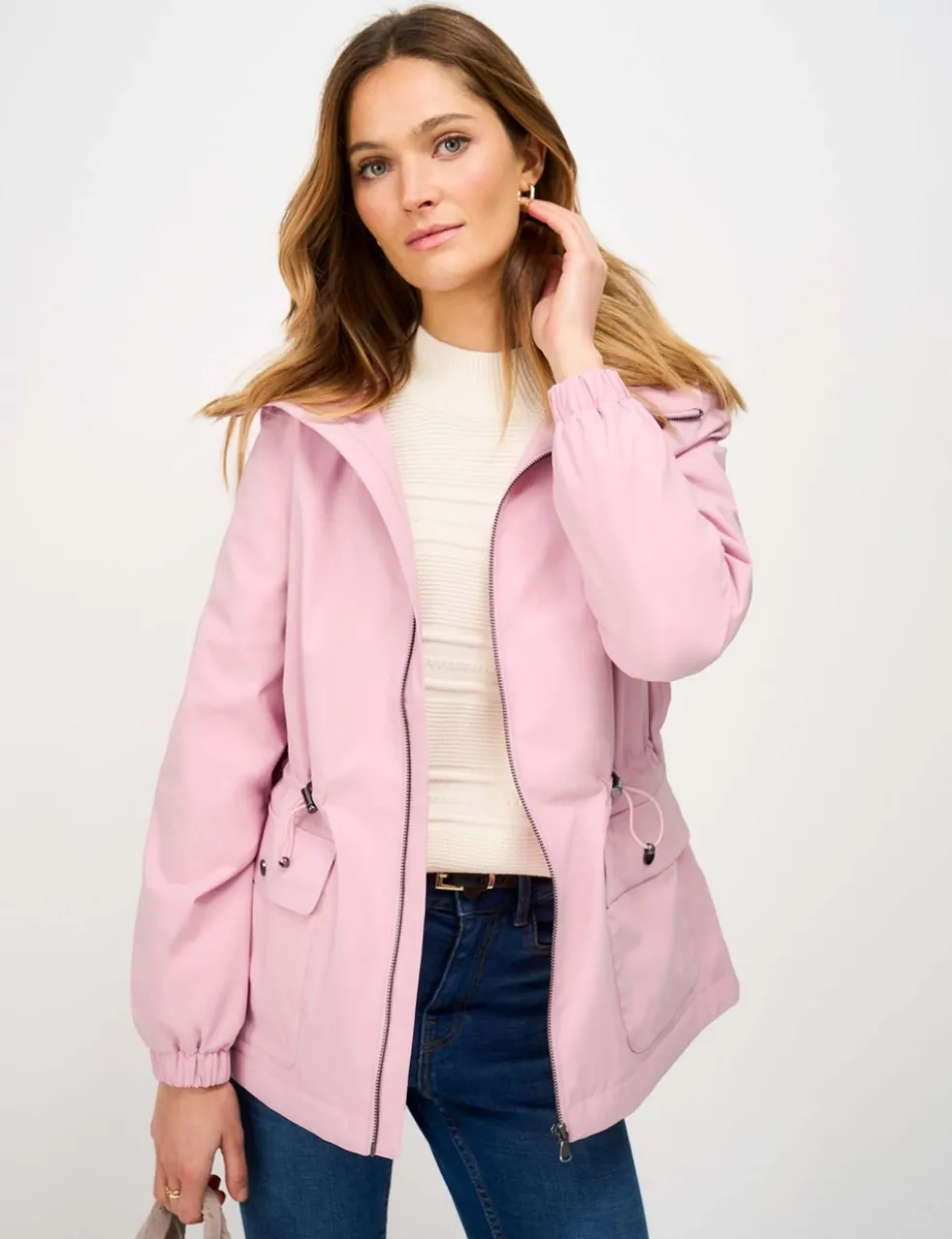 Showerproof Hooded Raincoat