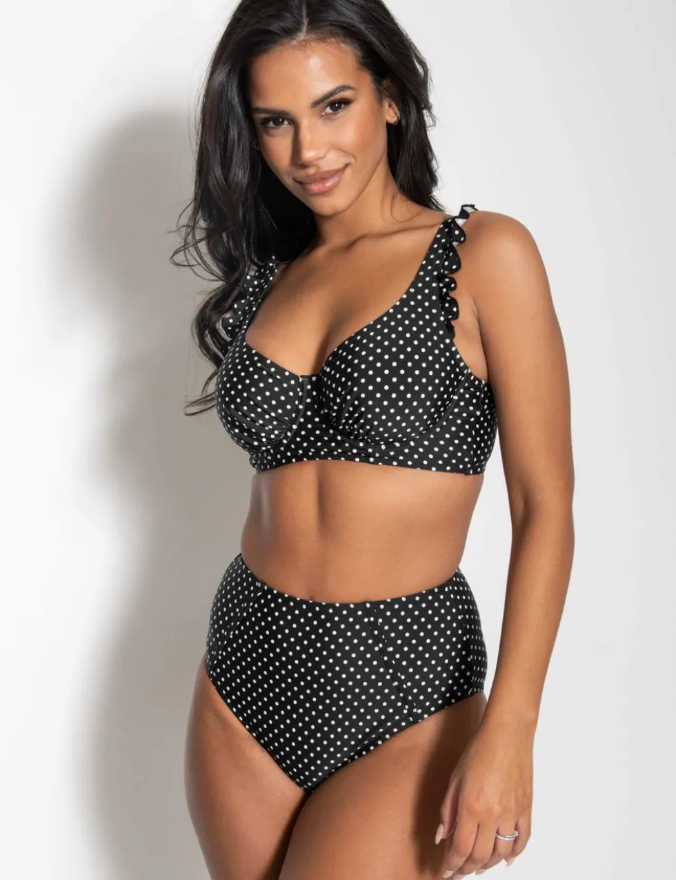 Sicily Polka Dot Wired Bikini Top
