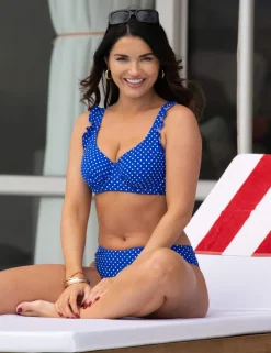 Sicily Polka Dot Wired Bikini Top