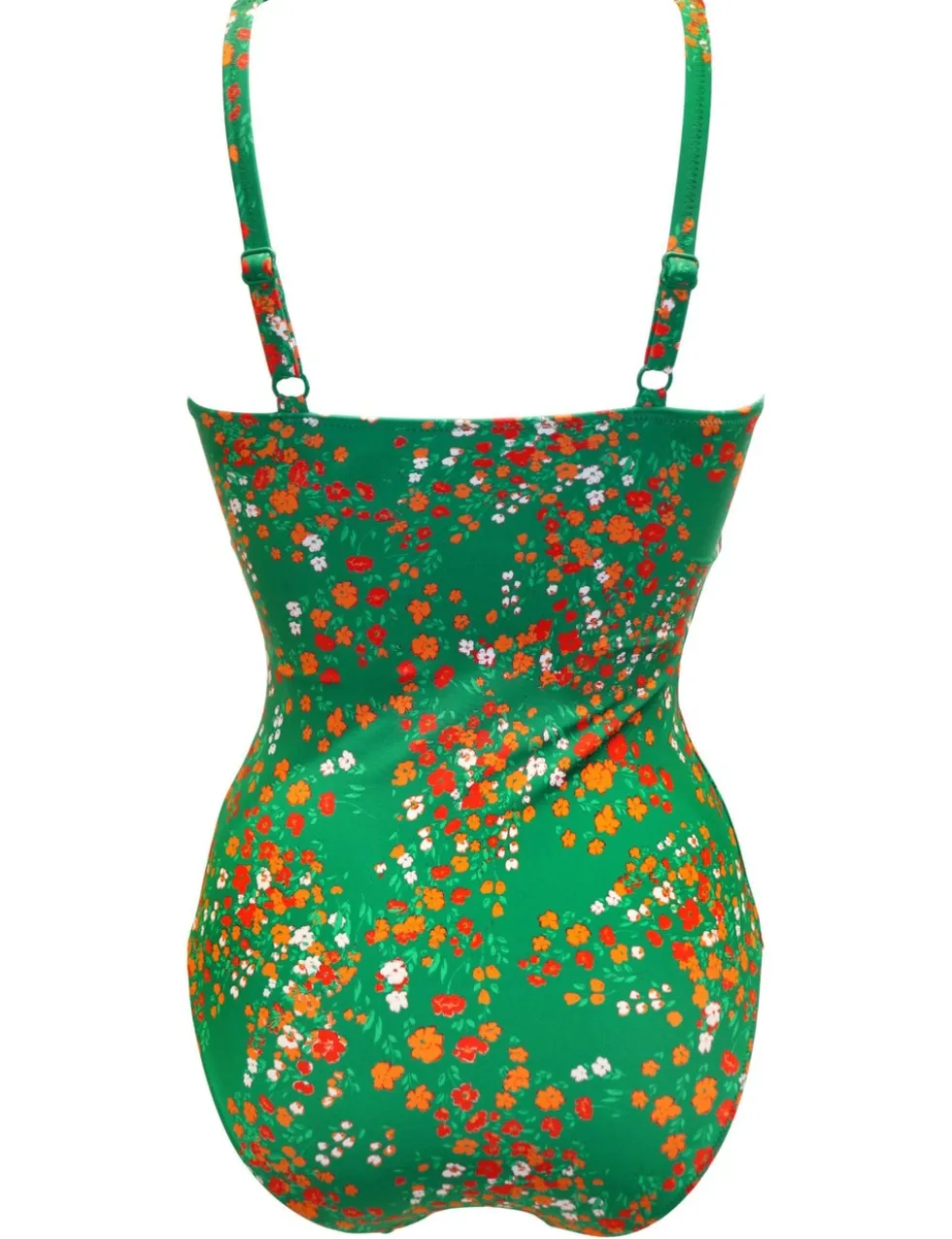 Sicily Tummy Control Floral Frill Swimsuit