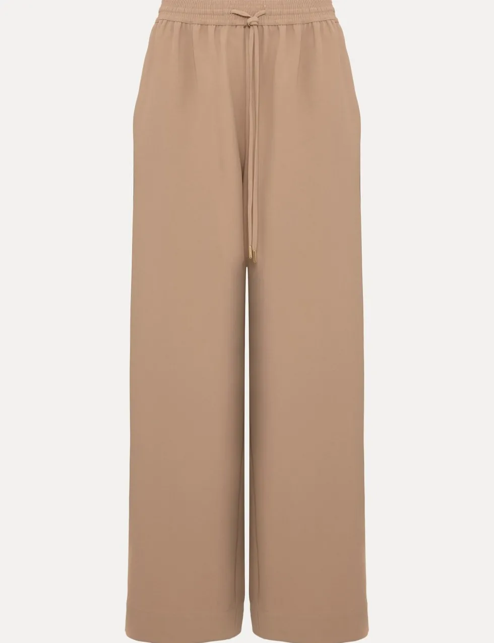 Side Stripe Drawstring Wide Leg Trousers