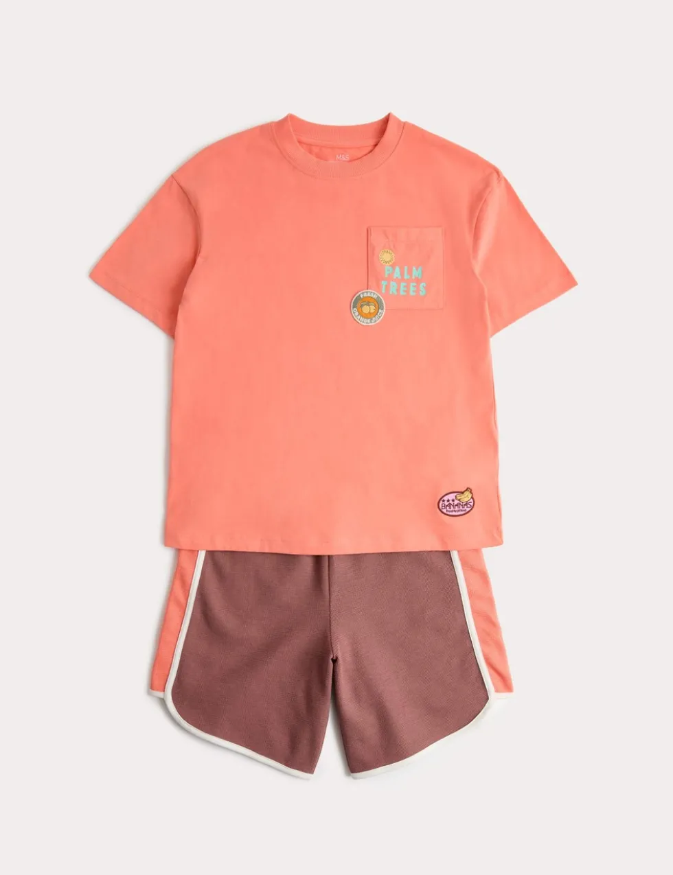 Side Stripe Short Pyjamas (6-16 Yrs)