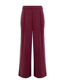 Side Stripe Wide Leg Trousers