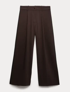 Side Stripe Wide Leg Trousers