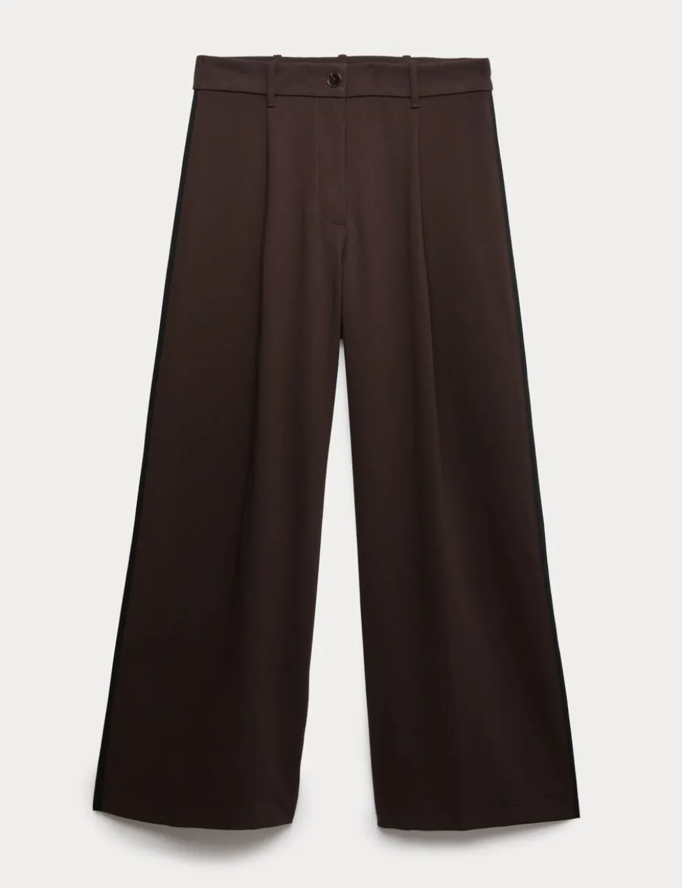 Side Stripe Wide Leg Trousers