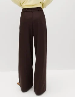 Side Stripe Wide Leg Trousers