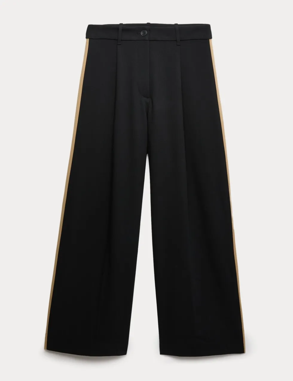 Side Stripe Wide Leg Trousers