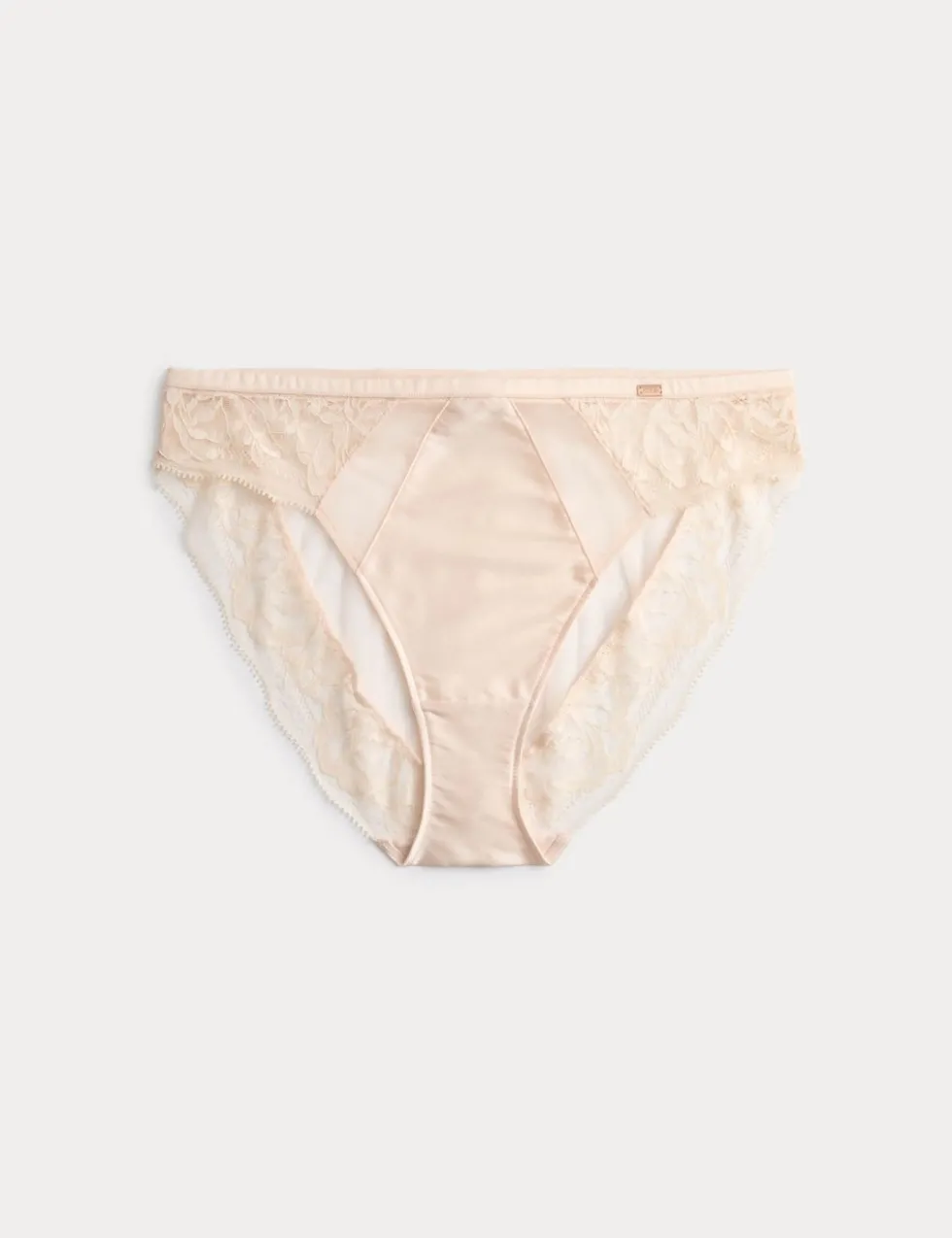 Silk & Lace High Leg Knickers