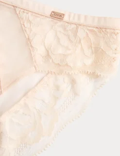 Silk & Lace High Leg Knickers
